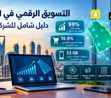 التسويق الرقمي في السعودية: دليل شامل للشركات 2026