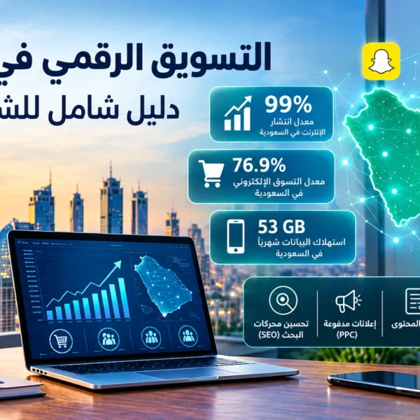 التسويق الرقمي في السعودية: دليل شامل للشركات 2026